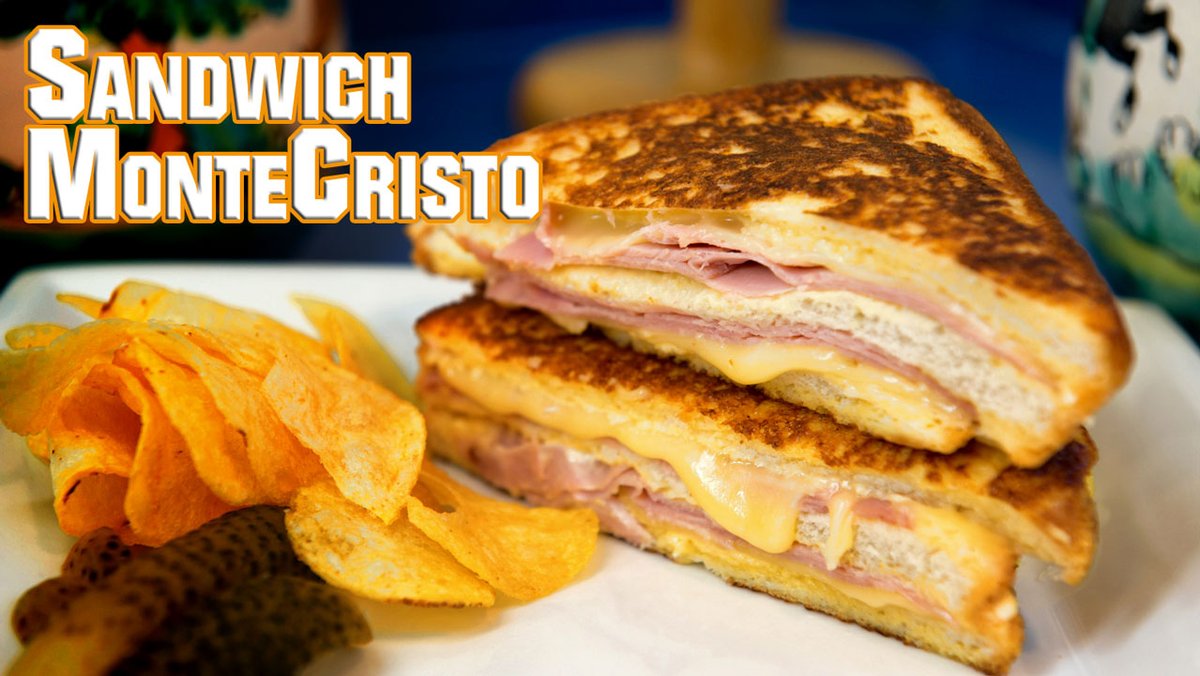 Riquisimo Sandwich Monte Cristo Salado o Dulce, Ideal para cualquier ocasion. youtu.be/tp8gsh1YAJM #recetas #sandwich #gastronomia