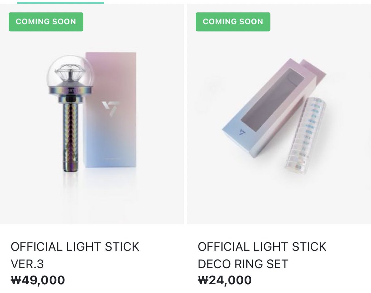 ราคาเพิ่มมาค่อนช้างเยอะเลย

#รับพรี #รับผ่อนครั้งละ50-100 

Seventeen Light Stick (Ver.3)

ราคารวมภาษี 

เรือด่วน 1590
แอร์ 1790 

#มัดจำผ่อน300

Deco ring 
เรือด่วน 790.-
แอร์ 890.-

#มัดจำผ่อน250 

สั่งซื้อจิ้ม 👉🏻lin.ee/YTzmbo8

#ตลาดนัดสวนแครอท #ตลาดนัดseventeen