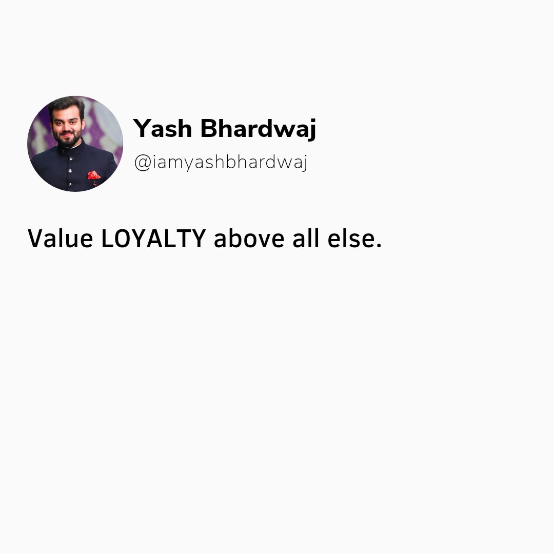 #loyalty

#quotes #quotesoftheday #quotestagram #thegoodquote #jaikalkamaa #yashbjkm