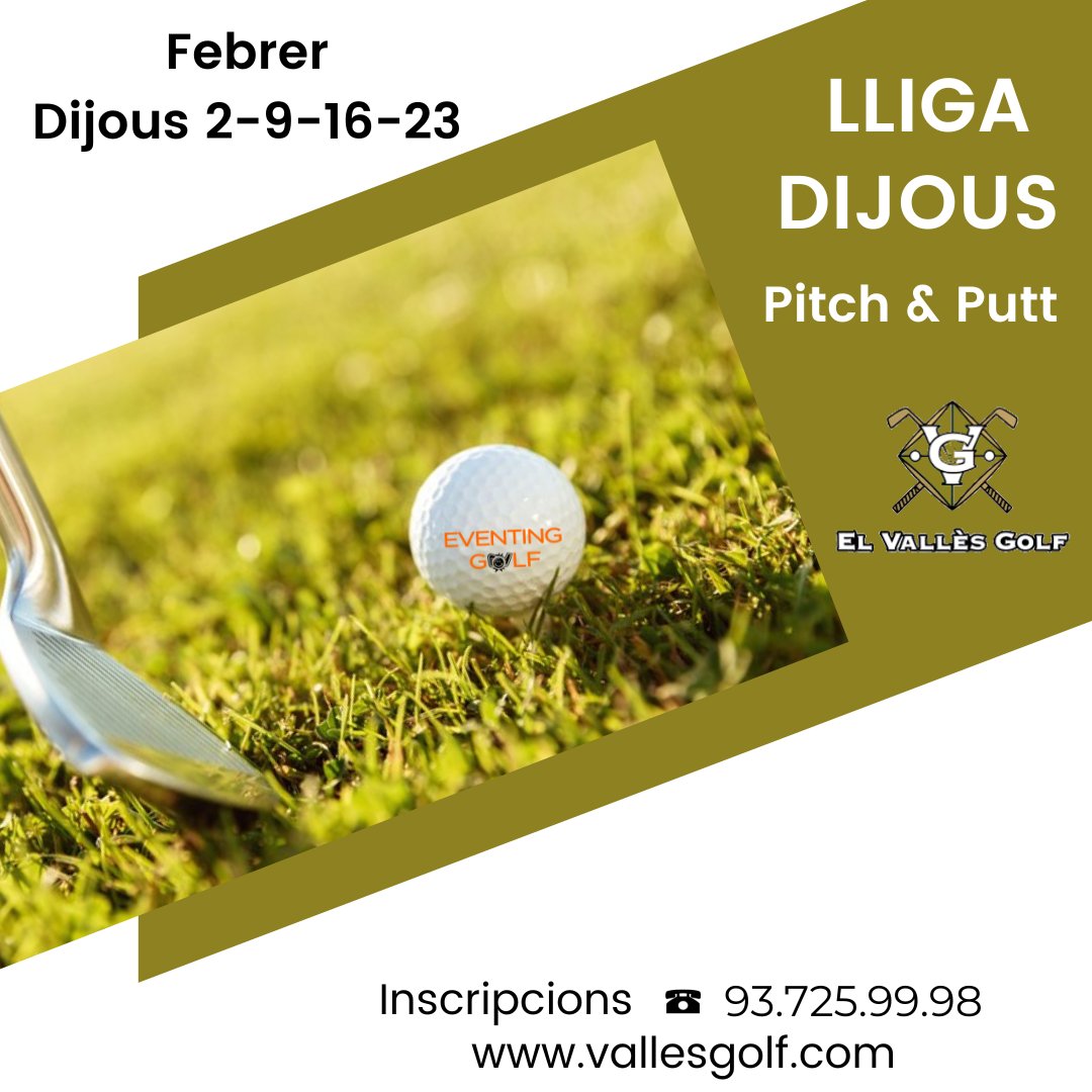 Cata vins - Campionats setmanals Pitch &amp; Putt - mailchi.mp/2b89dc0b381f/c…