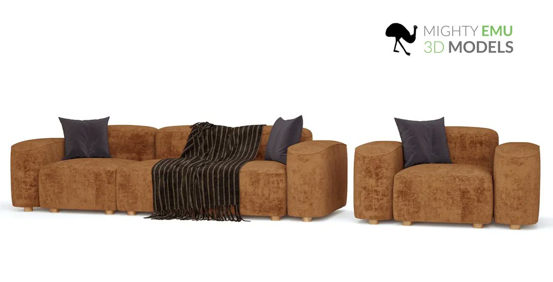 EmuMighty's tweet photo. Sofa with Armchair  

We will create high-quality models for you, or you can download them from our shop. See more 3D furniture models at https://t.co/ZS7NhiwTi9

#3dmodels #mightyemu #design #interior #CGI #3D #visualization #interiordesign #rendering #cgiartist #interiordecor https://t.co/XDB877wFge