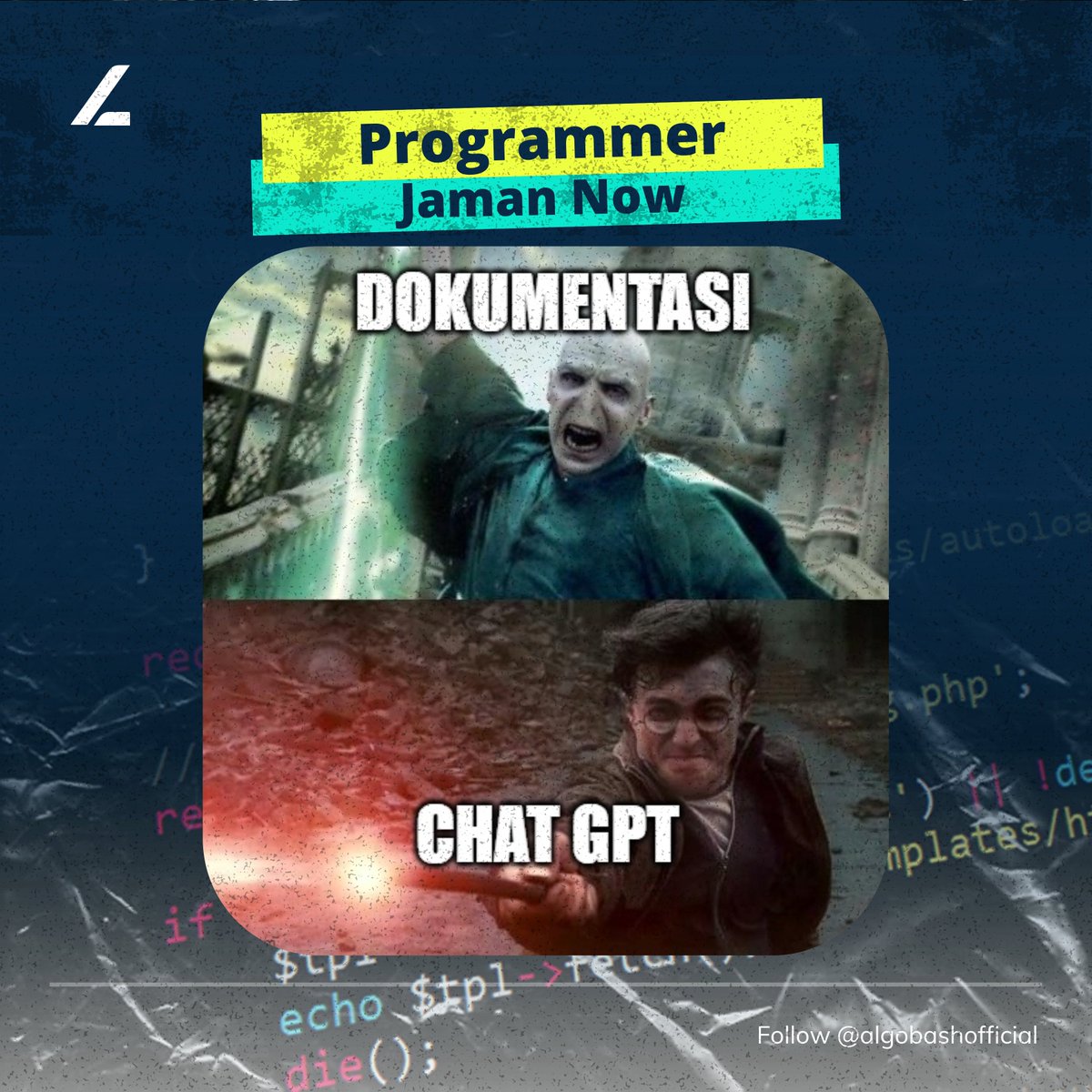 algobash_'s tweet image. Udah gak ada lawan kalo kayak gini mah
🎯Follow @algobash_
🎯Follow @algobash_
🎯Follow @algobash_
-----------------------------------------------------------------------
#programmermeme #memecoding #codingmeme #programmermemes #programmingmeme #programmer #programmerhumor