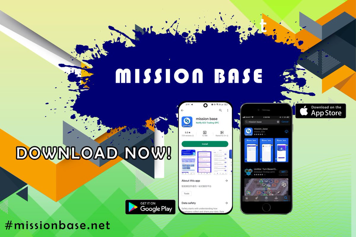 MissionBase01's tweet photo. DOWNLOAD THE MISSION BASE APP NOW!
FOR ANDROID PHONE
https://t.co/qXh0IX2bIf...
FOR IOS
https://t.co/1d6tfeQhQv...
#missionbaseplatform
#onlineearningapp
#earningPlatform https://t.co/hUPQhR5u9S