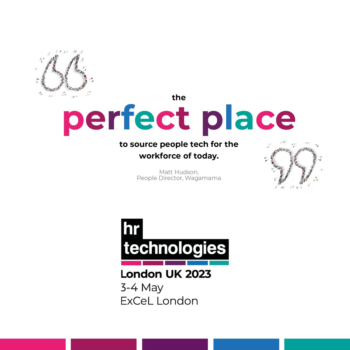 HRTechUK's tweet image. We couldn&apos;t agree more with these enthusiastic words from Matt Hudson, People Director at Wagamama!

Register for your free visitor&apos;s pass today to be a part of the future of work!

#HRTechUK #HREvents #PeopleTech