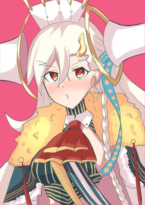 #FGOU-オルガマリーちゃんの照れ顔描きました! 
