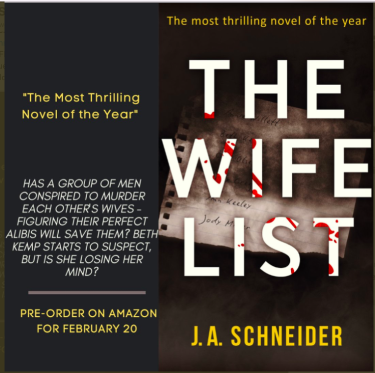 New #thriller #99cents THE WIFE LIST: '...creeping, building menace'...'the end was CRAZY AWESOME - you'll never guess!!!!' 'paranoia...emotional rollercoaster...brave woman!!... Is Beth Kemp right or losing her mind? mybook.to/TheWifeList #Kindle #books #PsychologicalThriller