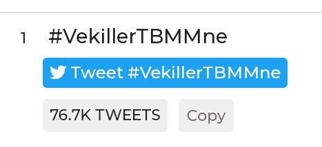 Tüm Türkiye 
Millet Vekillerini 
TBMM ye göreve çağırıyor
Hemde 1. sıradan ivedilikle 
#VekillerTBMMne
<a href="/TBMMGenelKurulu/">TBMM Genel Kurulu</a> <a href="/TBMMresmi/">TBMM</a> <a href="/Akparti/">AK Parti</a> <a href="/mustafaelitas/">Mustafa Elitaş</a>