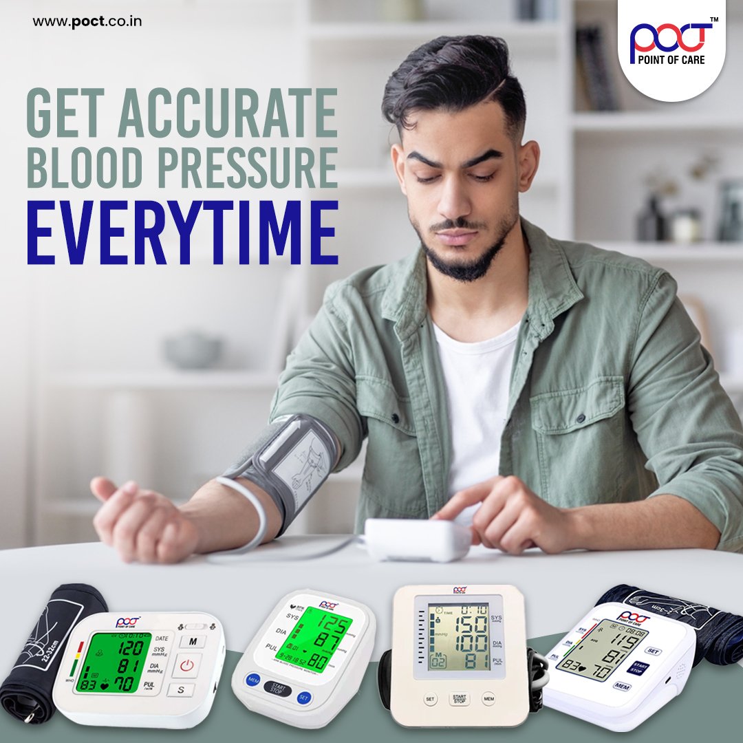 poctpointofcare's tweet photo. The POCT Digital BP Monitor is a small and simple device for accurate and convenient blood pressure monitoring.
Our Products: https://t.co/WAw21mu878
#POCT #PointofCare #bloodpressure #digitalbpmonitor #bloodpressuremonitor #highbp #hypertension #india #wellbeing #health https://t.co/rC58msx9Nn