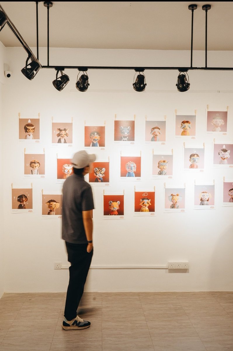 omgStoryboard's tweet photo. "Conversation between human and arts, Connection between physical and emotional. " @origamasks
#Origamasks #PlayWithUs #playground #Exhibition #NFT #Art #NFTCOMMUNITY #IRL #NFTexhibition #Malaysia
#Web3 #Wed2 #OMG #OMGang #OMGMY #LetsPlay #StayChildish https://t.co/StxEAT0qNk