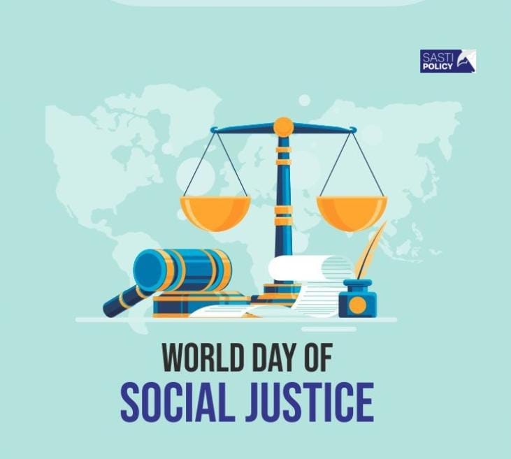 sastipolicy's tweet photo. Today is the World Day of Social Justice.

Today let’s raise our voice against injustices in all fields of life and let’s stand united in support of the idea of justice for everyone.

#Servixer #WorldDayOfSocialJustice #Justice #SocialJusticeDay2023 #humanrights #SastiPolicy https://t.co/55DCPjPYTU
