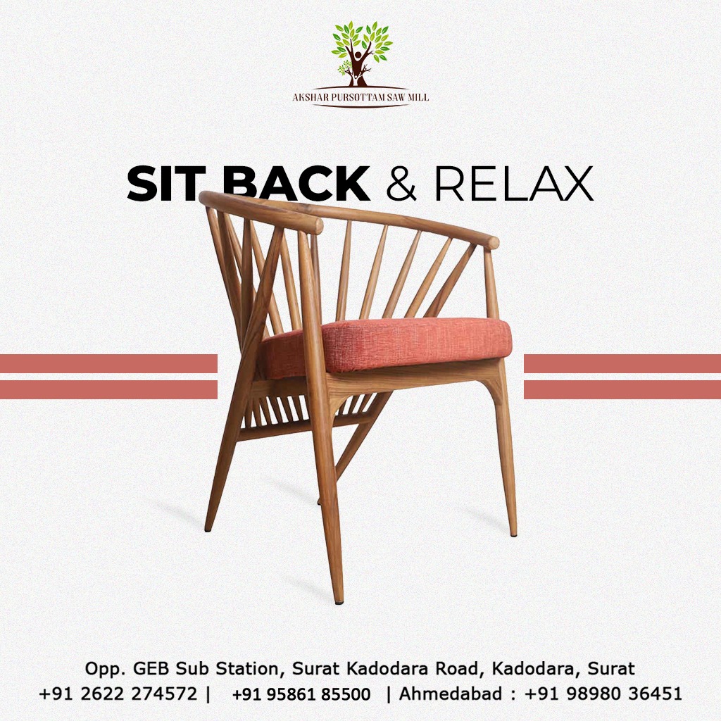 Add a touch of classic charm to your home with our beautiful Wooden Arm Chair. 

#ArmChair #Chair #ComfortableChair #woodenchair #AaramChair #creativedesign #Furnituredesign #ordernow #buynow #aksharpursottam