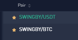 #Swingby News📰

ST tag on trading pairs Swingby/USDT and Swingby/BTC on 
<a href="/kucoincom/">KuCoin</a>
 exchange have been removed

There is no risk of delisting🟢

Trade on🚀

#CEX #Kucoin #Trading #Crypto #BTC #ETH #WBTC