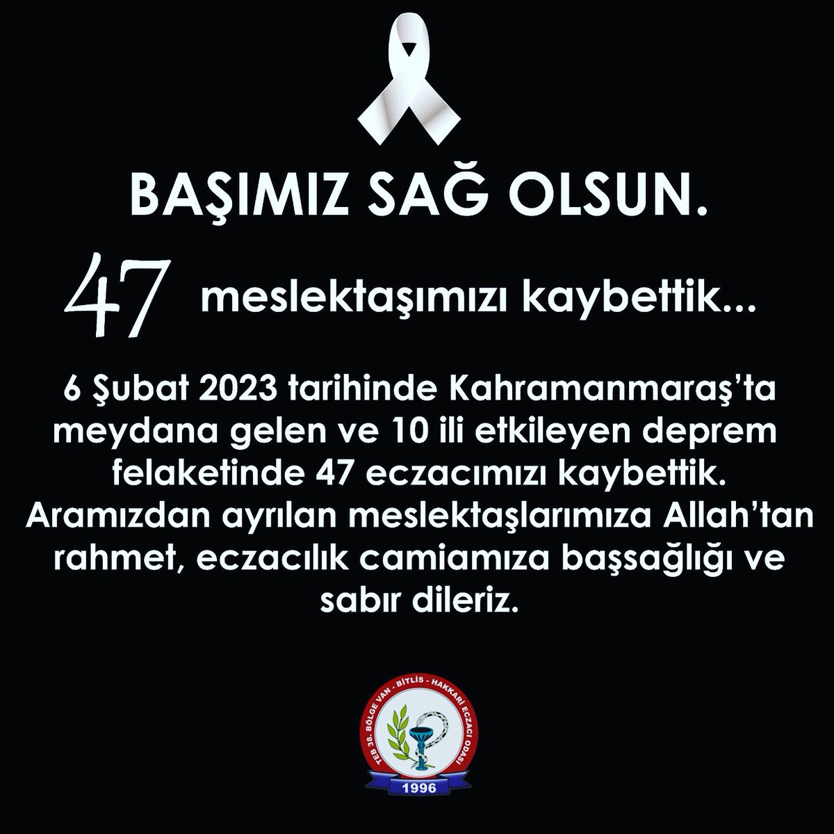 Van-Bitlis-Hakkari Eczacı Odası (@vaneczacodas) on Twitter photo 