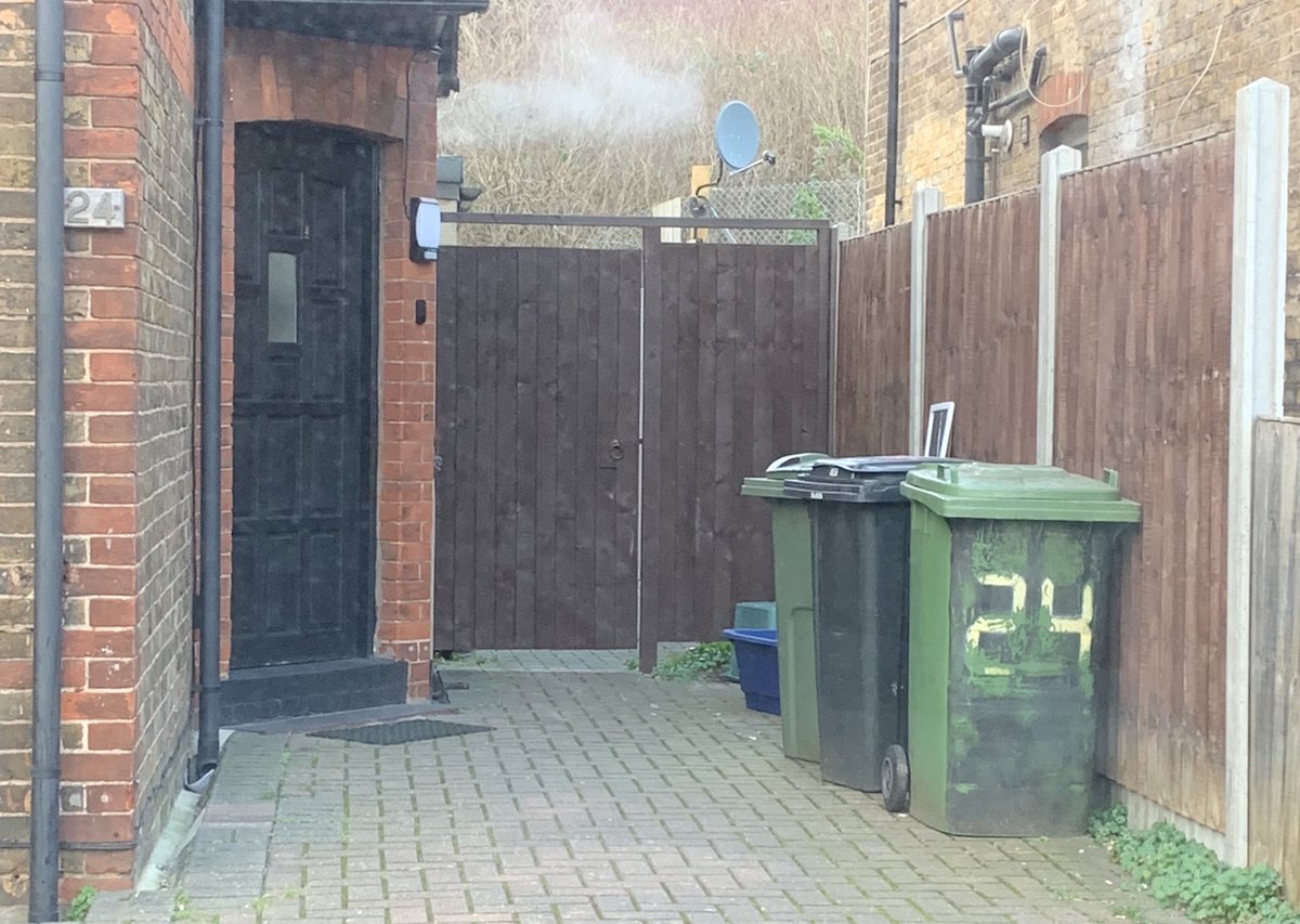 “The following takes place between 6am and 7am Monday morning… I put the bins out.”