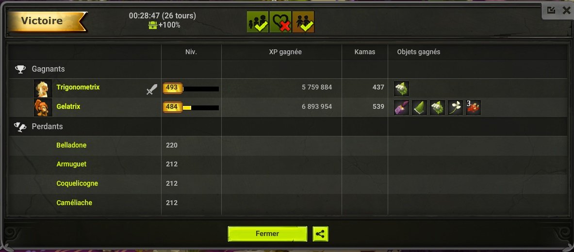 C'est le retour du full succès sur la team d'imagiro.
Pas trop le temps d'avancer sur tylezia pour le moment.