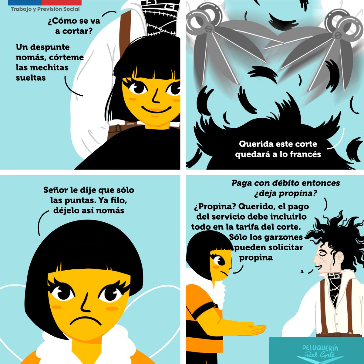 trabejita's tweet image. 🤔Se está volviendo costumbre en algunos rubros pedir propina para servicios que debieran tener incluida la atención dentro del precio. ¿Quiénes pueden solicitar propina? El Art. 64 del Código del Trabajo indica que pueden hacerlo los garzones de restaurantes, cafes y similares