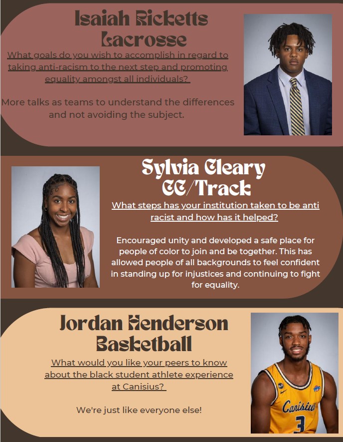 MAAC_SAAC's tweet image. Incredible work from our @CanisiusSAAC reps, sharing their commitment to #BlackHistoryMonth