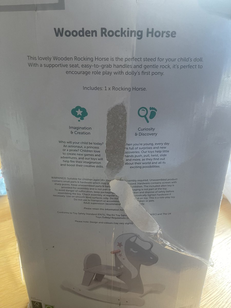 hannahmmm01's tweet photo. @AldiUK just gone to build this and there’s no screws in the box? Disappointed doesn’t begin to cut it https://t.co/ga8KE1gRj8