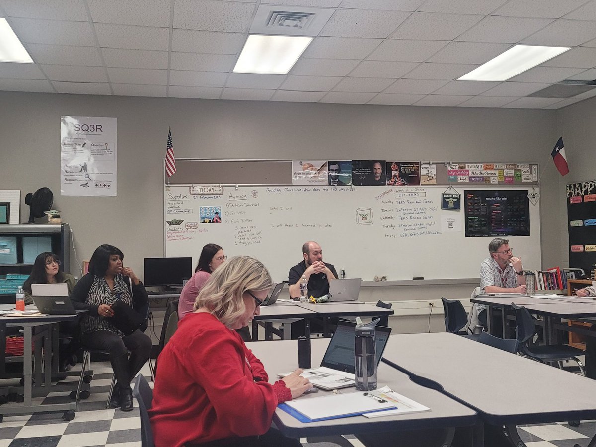 lopez_diane's tweet photo. Spent the morning with Legacy Freshman's Algebra and English teams! Thank you @CandaceTAMU and @tricia_teran for having me over to dive deeper into our accountability model, updates and ways to be intentional and strategic! Race to the top! ππ #MISDLevelsUp! https://t.co/p7cVQ7PFAQ