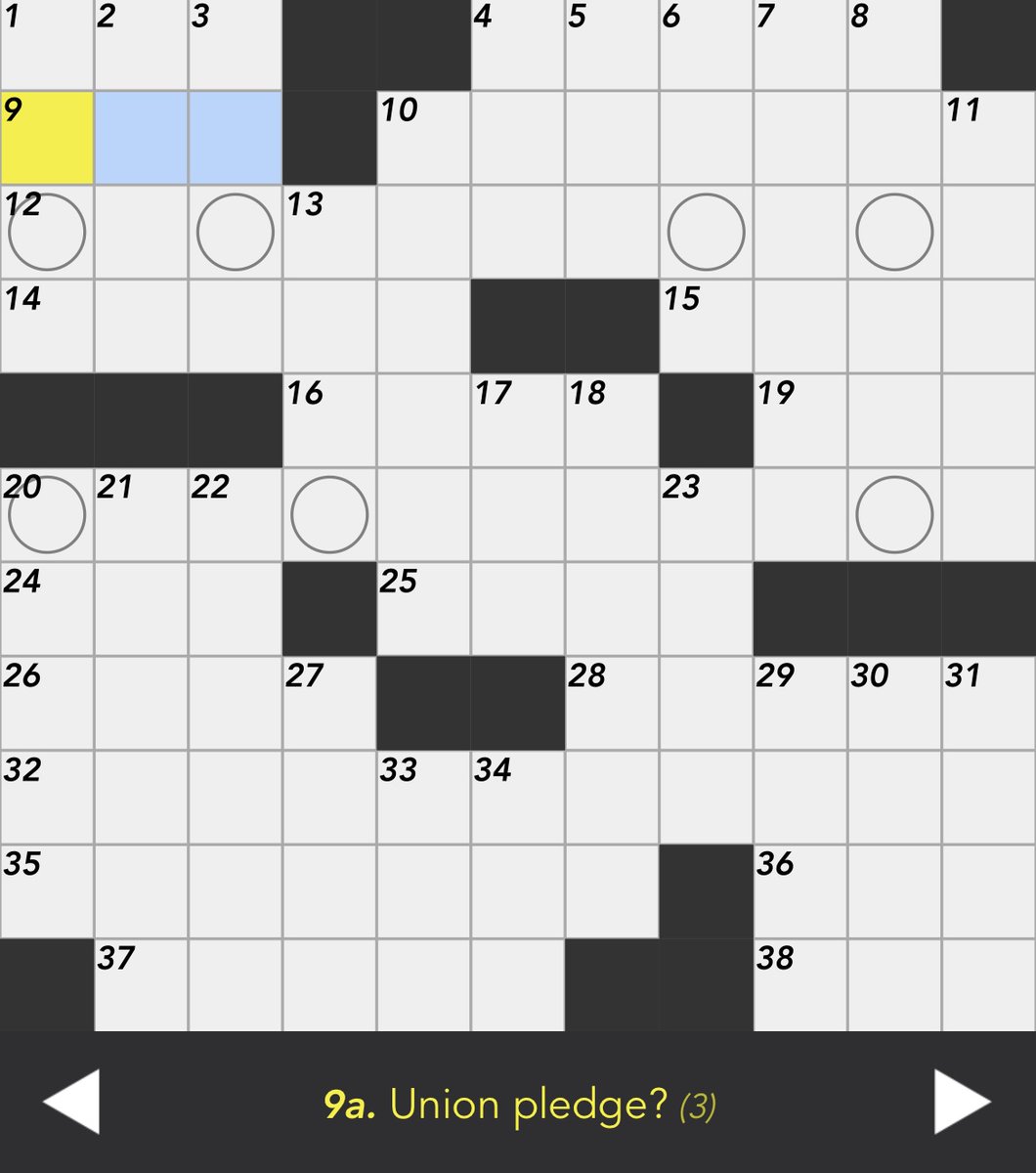 happy lil avc x debut to <a href="/DobOlinoXwords/">Dob</a>! please enjoy his fantastic puzzle! ☄️