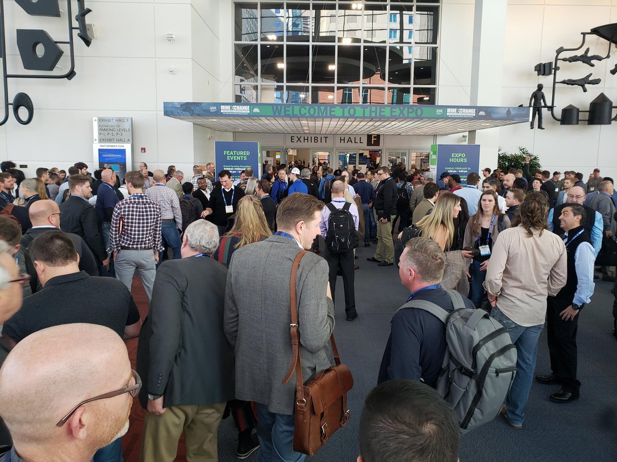 LaserTechInc_'s tweet image. Happy to see a big crowd ready to go for 2023’s #MineXchange @smecommunity &amp;amp; @ColoradoMining event 🪨 ⛏ 

All attendees are invited to look for the Laser Tech logo &amp;amp; meet our team at booth 2235 🤝
