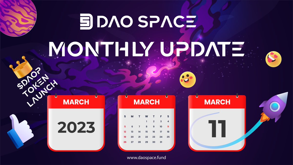 DaoSpacePad's tweet photo. 📢The long-awaited moment has come.📢

We are happy to announce Daospace Listing date.👀

💎LAUNCH DATE: 11/03/2022💎

For more information please click the link below

https://t.co/bN8vXGmCTt

#DaospacePad #Launchpad #IDO https://t.co/Pd8z3OoOOD