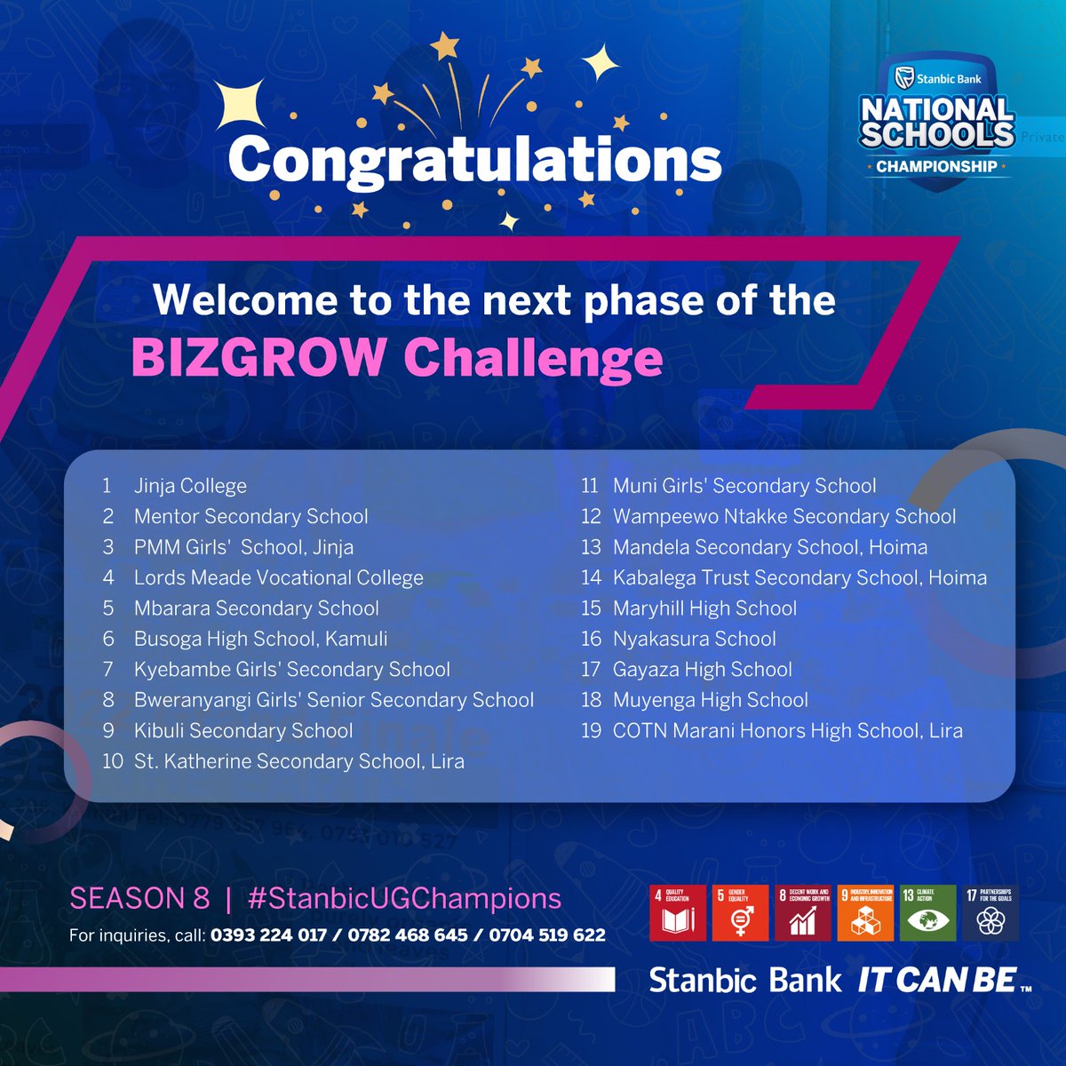 muyenga_high's tweet photo. We are officially selected for the #Bizgrow category for the National schools championship 🏆 organised by @stanbicug . 

We look forward to the very best. 
@MuigaiMary1 
@IMiwanda 
@KYOBEPATRICK https://t.co/KBFHowS9ra