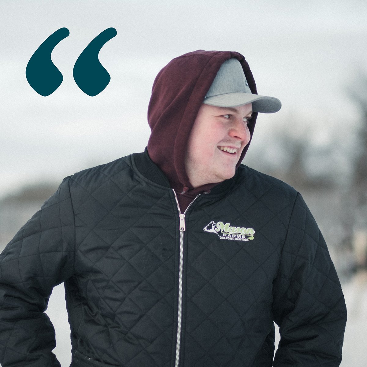 manitobadairy's tweet photo. Dairy farmers have crafted many different sayings over the years and for Andrew, this one is a reminder of the deep connection between land, animals, and farmer that keeps the dairy farm running all year long.
#AllFromAGoodPlace #CountryLiving #DairyFarmingInManitoba https://t.co/ZW7mwjV6Rr
