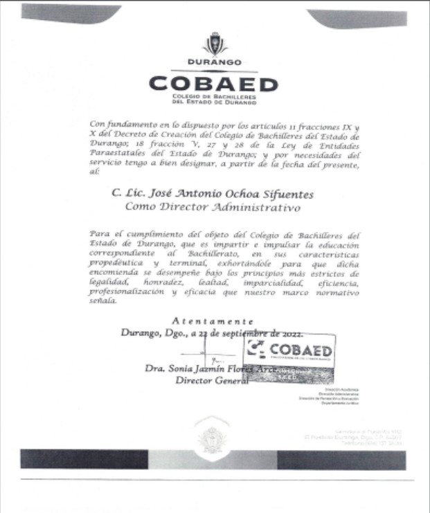Teníamos razón y aquí la evidencia
A <a href="/SoniaFloresArc1/">Sonia Flores Arce</a> le cambiaron su nombramiento x Maestra, pero @viproh la presentó como Doctora, Firmo docs oficiales como Dra, sin serlo y <a href="/EVillegasV/">Esteban Villegas V.</a> la sigue protegiendo, y Micifú solo pensando en como robar y la Contralora Tania en la baba