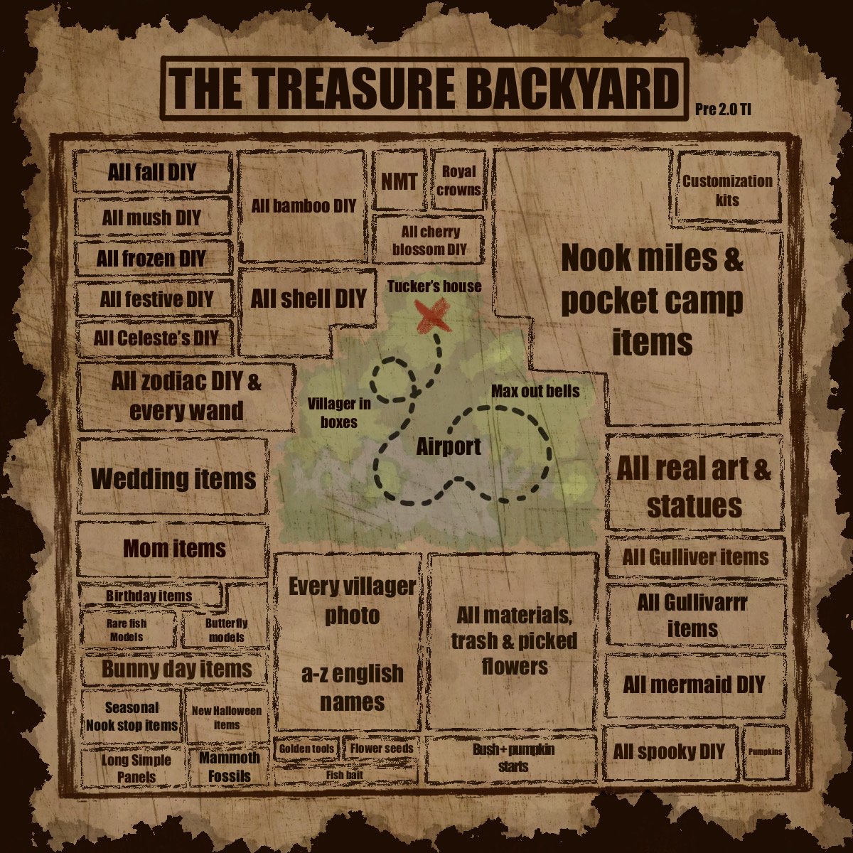 The Treasure Backyard is open!

hi! my TI is open for anyone interested in a bunch of goodies!

Dodo is: 4CT2P

Will be MIA for the most part so let me know if it crashes.

Have fun !
