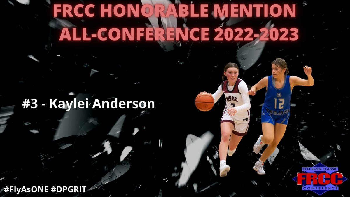 DPGirlsBB's tweet photo. Congratulations @KayleiAnderson earning Honorable Mention All-Conference @frccathletics 👏🎉Proud of growth you made from start of season to finish📈Look forward to great things in Senior season #GOB1RDS #FlyAsONE #AllLOVE #DPGRIT #DPWAY #TeamFinance #DailyDeposits #WinTheDay 🤟 https://t.co/KfvKUPzlvC