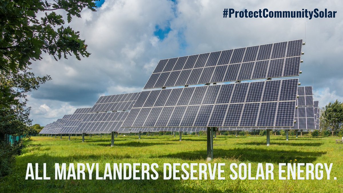 SolarAccess's tweet photo. We need MD to make the #CommunitySolar program permanent. It will:

🌇Put more solar on developed land
📉Reduce costs to Marylanders 
👷Create jobs

Tell your local elected why community solar is important to you ▶️ https://t.co/yFV7rvzIpx #SB613 #ElectrifyMD
#HealthyHomes https://t.co/hz2VgjCaEs