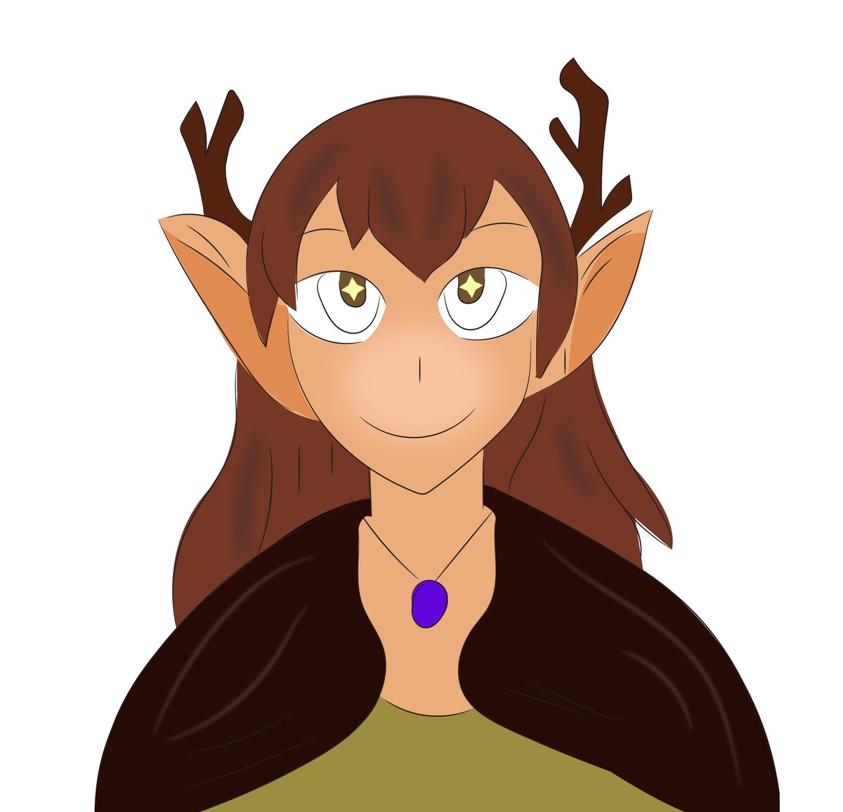 ursaStrider's tweet image. Cute art from @ArtGallery1311 of @chizzurp 's druid, Laena, and @CatAssMF 's Lancer pilot, Jesi