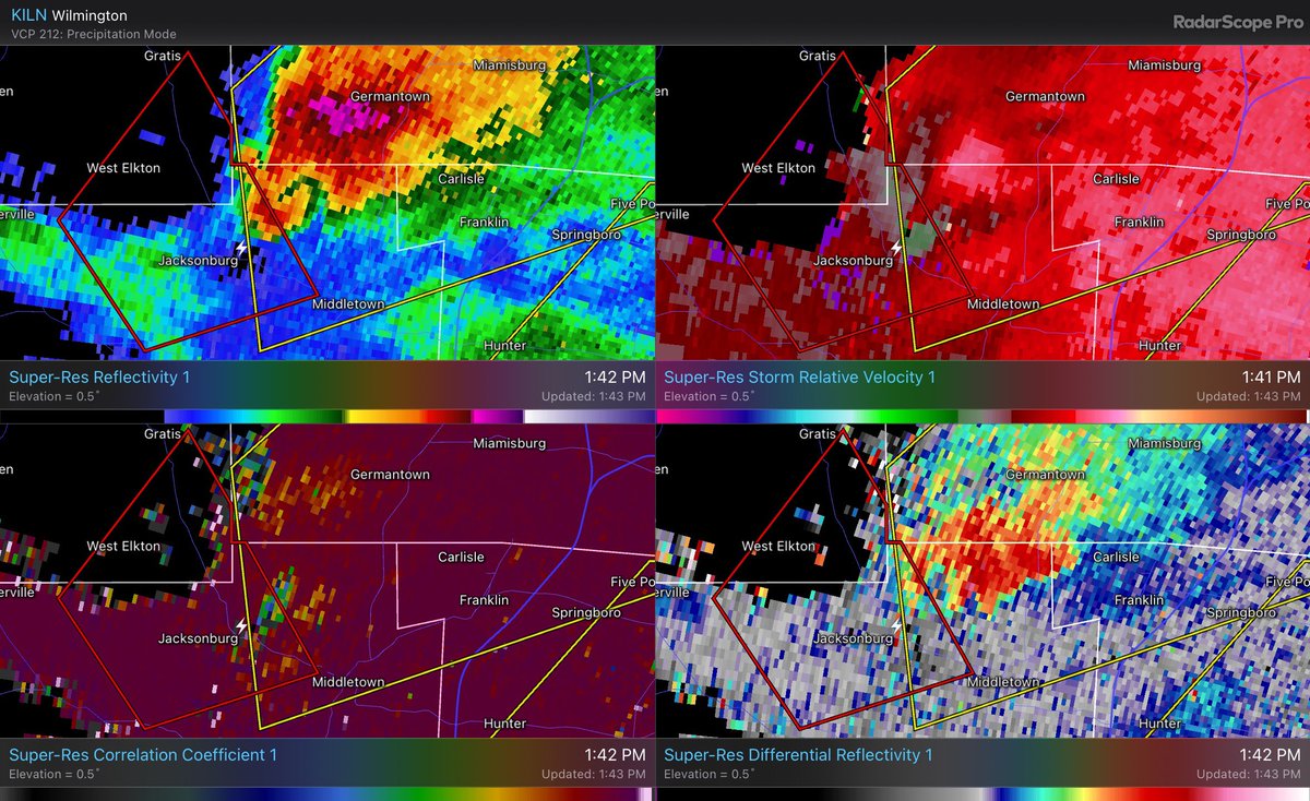 WxAtom on Twitter "Tornado on the ground near Jacksonburg, Carlisle