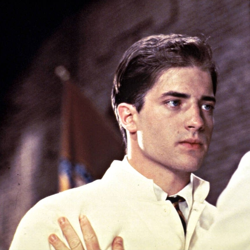 luxorr_'s tweet image. #BrendanFraser in #SchoolTies