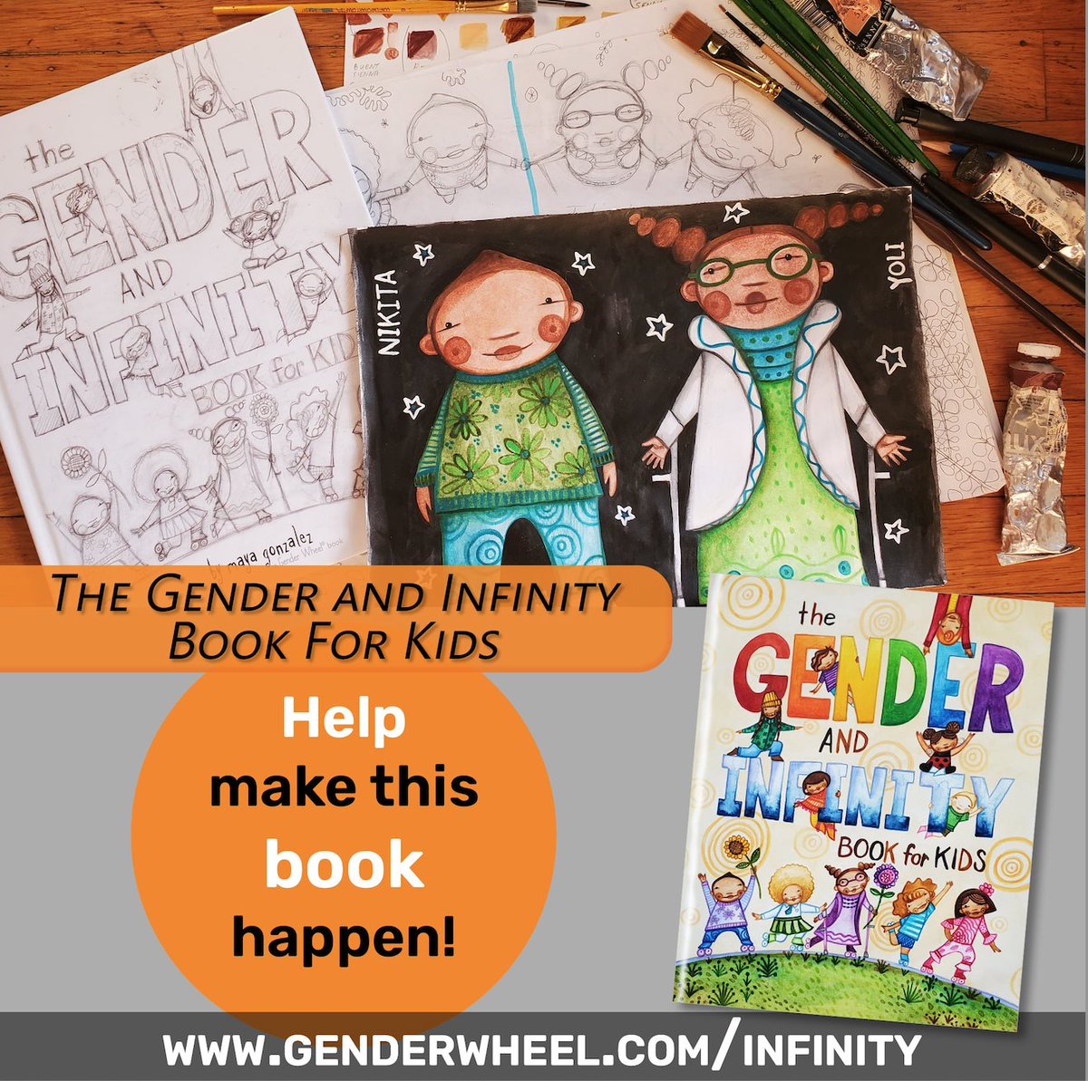 RobertTres's tweet photo. Watch and share- this independent team is publishing another , the "Gender and Infinity Book" book!https://t.co/VkQilEK6Jh #gender #kidsbooks #selfpublishing #lgbtq #crowdfunding #ReflectionPress https://t.co/DzPtE3Cc7S
