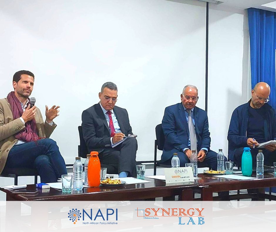 📣It was a pleasure with SynergyLab to interact with academia &amp; civil society members on "The demand for Democracy &amp; Freedoms: The limits of the democratic transition &amp; the possibilities of getting out of the crisis".
The policy dialogue opened up a space for reflection.