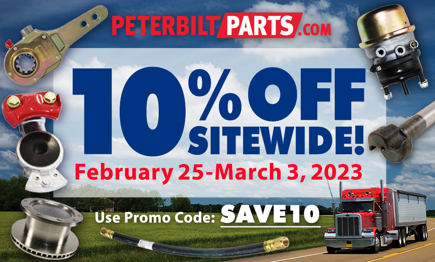 _Ask_Pete's tweet image. Save 10% off SITEWIDE, now through Friday!
#save10

Shop now → peterbiltparts.com