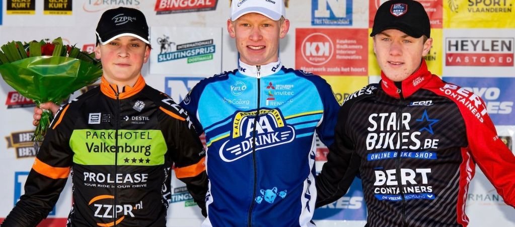 OrangeBabiesCT's tweet photo. Guus van den Eijnden mocht ook in de laatste wedstrijd van het seizoen het podium op. Wat een topper!

#Oostmalle

https://t.co/6Y20XmAoPD https://t.co/bm72TfplMm