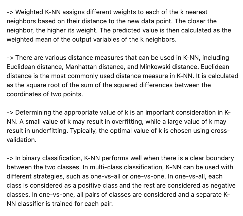 ChandraPraksh_B's tweet photo. Machine Learning Concept 18:
K-NN algorithm Implementation.
#machinelearning #datascience #ArtificialIntelligence #knn #classification #regression @GoogleAI @TwitterCreators @DeepLearningAI_ #Python #javascript #100DaysOfCode #developer #outliers #underfit #overfit #binary https://t.co/gtgREOu4uP