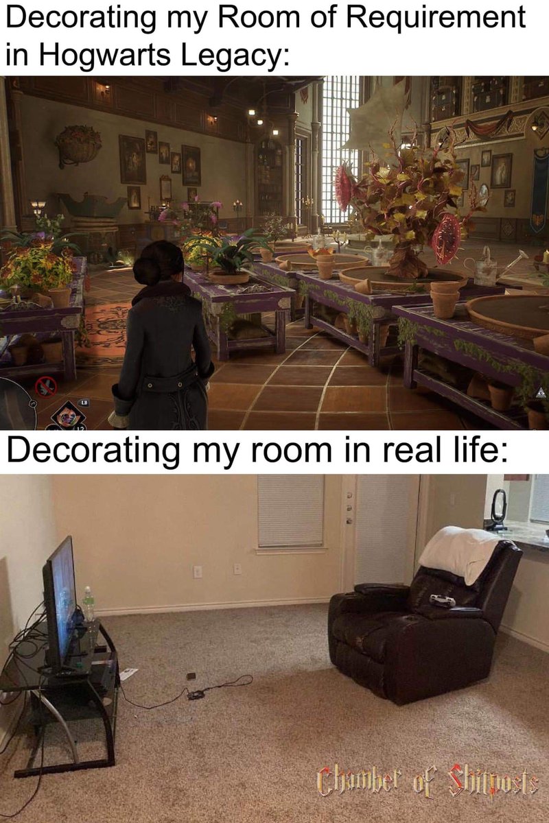 yencuyeh's tweet photo. I love hogwarts legacy memes [dw, this is spoiler free] https://t.co/LI0nSqntV8