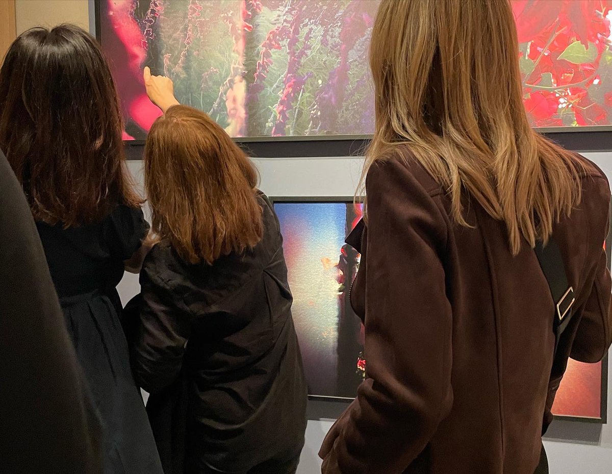 So exciting to see the  abstract photography of <a href="/_brettforaker/">Brett Foraker</a> featured in the "looking west" exhibition at @SMAMuseum for #FriezeLA  The aluminum prints from  his PUNKFLORA series are a must see IRL. locals check out. exhibition ends early april. 💕