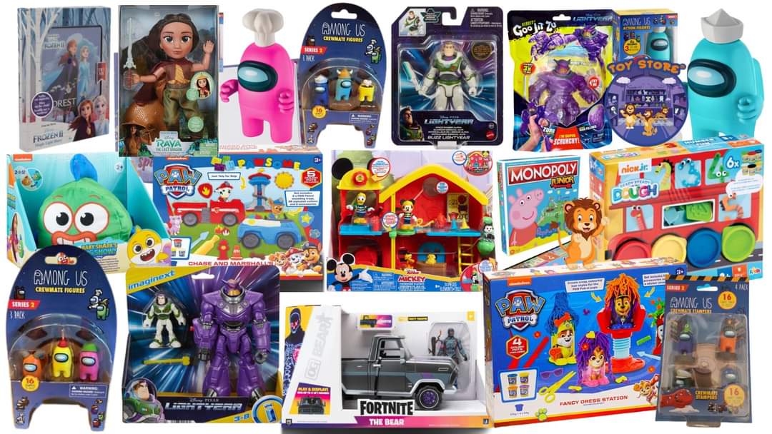 TOY STORE NEWS 
#toys #amongus #DisneyRaya #frozen #disney #babyshark #Lightyear #pawpatrol #goozitzu #nickolodeon #monopolyjunior  #peppapig #boardgames #fortnite 
More Stock Coming SOON 
KEEP AN EYE OUT 
toystorecompany.com 
'Creating An Adventure For Your Imagination'