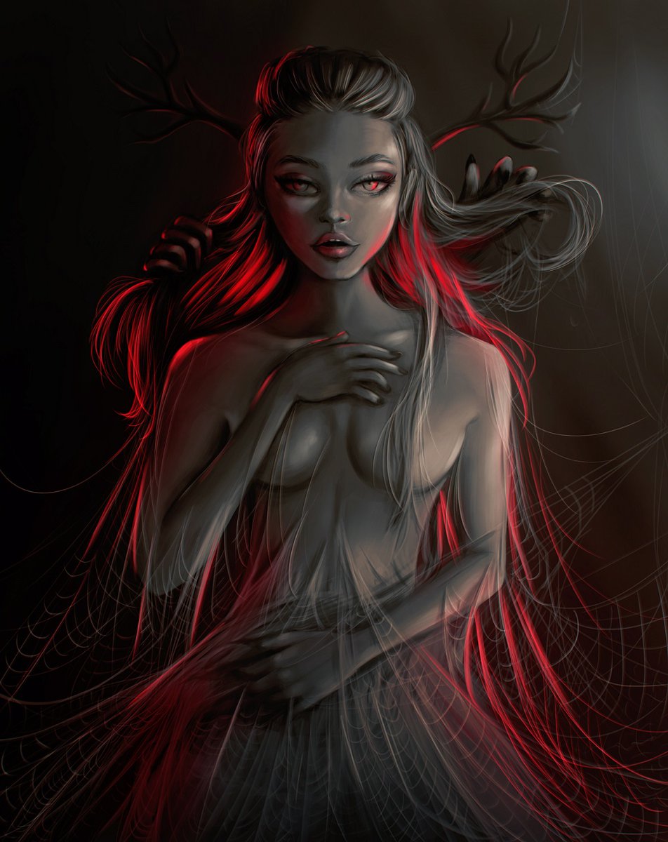 MaxMirzaee's tweet photo. "Girls in the attic"
Original concept painting.
#conceptart #digitalpainting #HorrorArt https://t.co/zBPJXyjVXO
