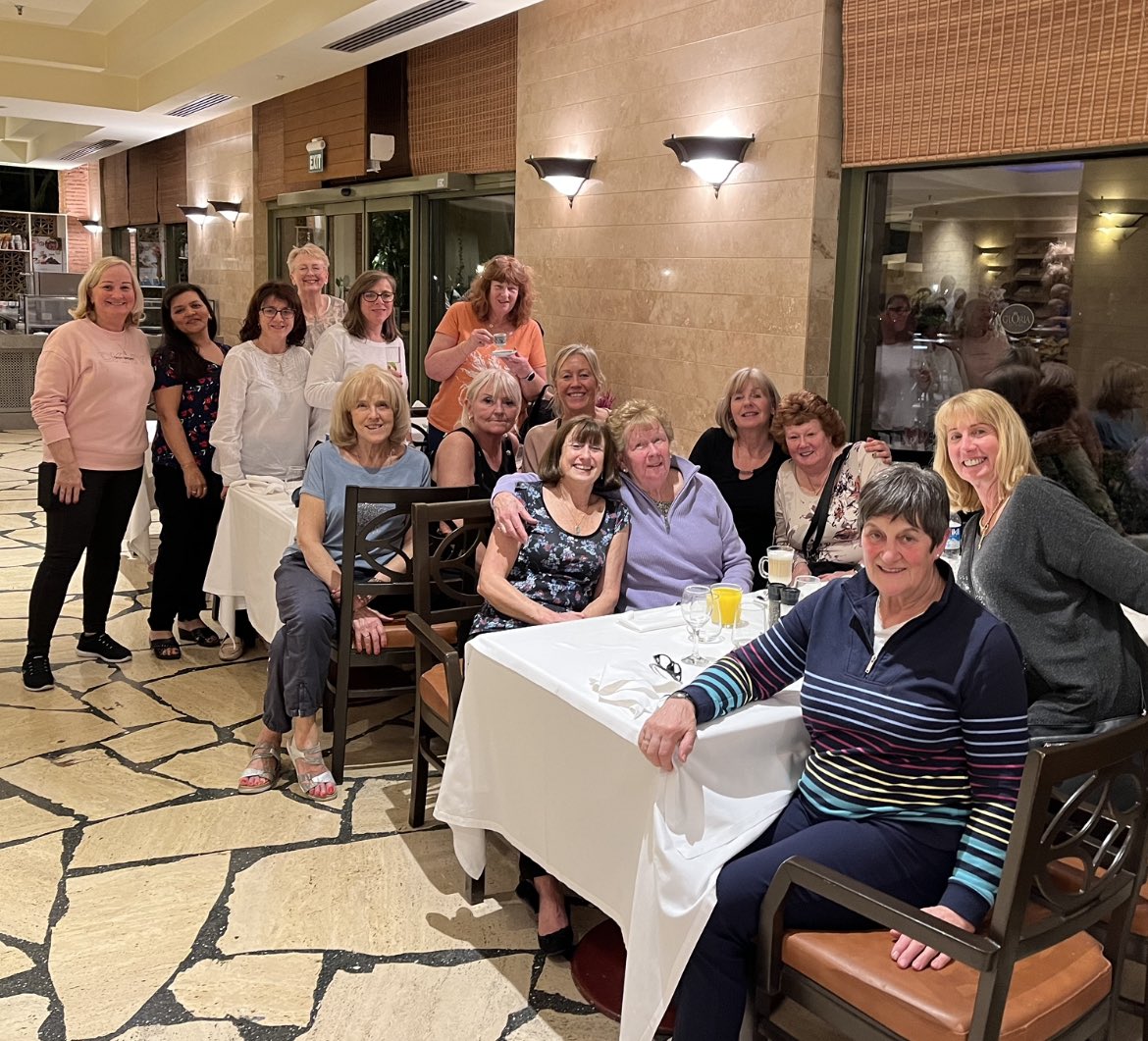 A great first night in Turkey on our first ladies golf holiday 😊