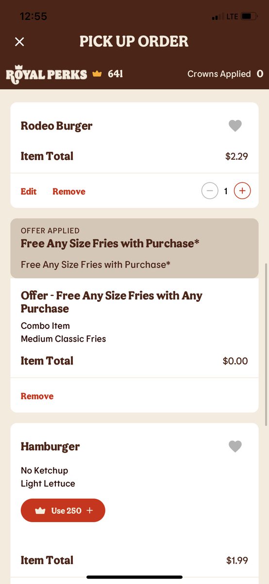 bubblie130's tweet photo. @BurgerKing I don’t know what kind of math the #BKapp is doing but my $5 meal is now $8.01. Weird things happen every time I try to use your app. Guess I’m going somewhere else for lunch because this ain’t it. https://t.co/wIZL0UirFK
