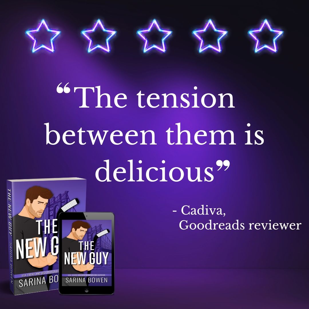 Early reviews are in, and The New Guy arrives tomorrow - have you grabbed your copy?

Find it here 🡺 bit.ly/3mcIeNG

#ComingSoon #NewBook #MM #MMRomance #HockeyRomance #SingleDad #WorkplaceRomance #LiveTomorrow #SecretRomance