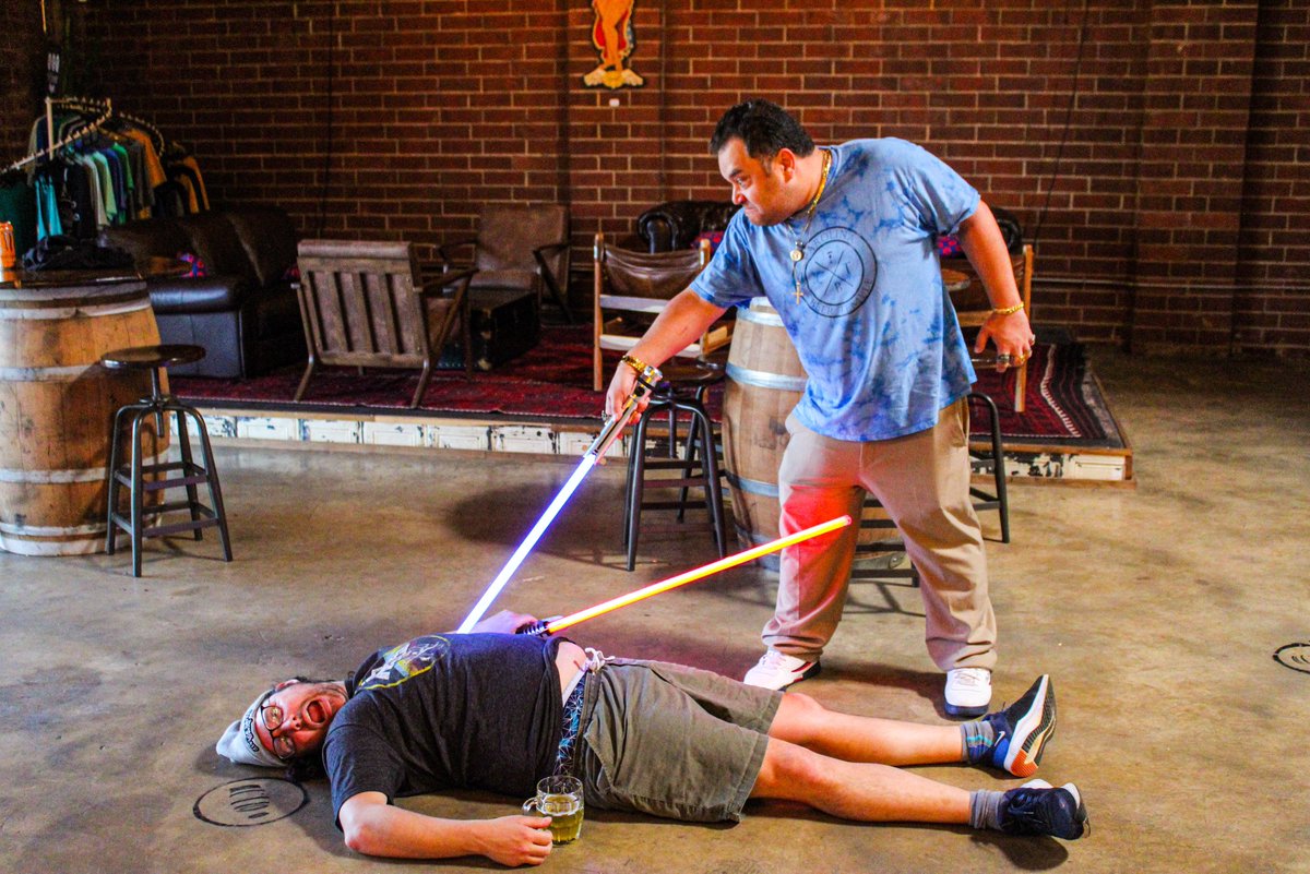 DivineBarrelCLT's tweet photo. Get your dark sabers ready for The Mandalorian Trivia tonight at 7pm with #MindlessMinutiaTrivia! #BCooks will be here serving dinner too! https://t.co/eAY1tnqJ8U