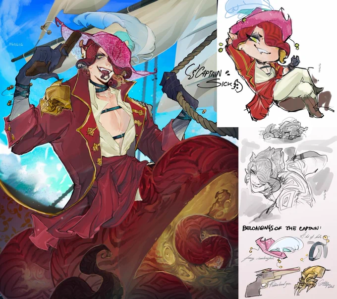 Since many of you asked about my Ocs I'm dropping some refs about few of em (I'M SO HAPPY FOR THAT THANK YOU SM 😭🫶💕) ocs are my life, if you have any feel free to talk about them HERE on my page. 
For the Zeke simps: HE'S A BAG OF SH- revaluate PLS /jk 
#originalcharacter #oc 