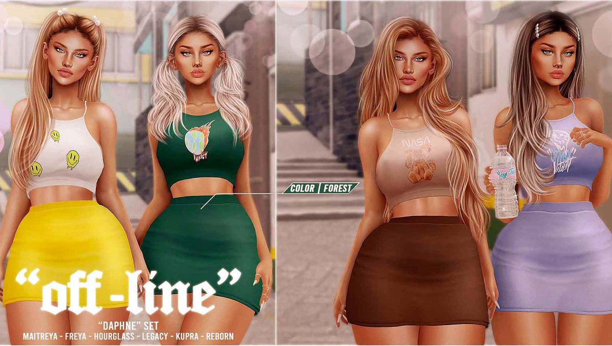 MediaSL1's tweet photo. Off-Line. Daphne Set – NEW
✔️ #Virtualworlds ✔️ #MediaSl ✔️ #Metaverse
⭐ join https://t.co/AaO41oZ8bz Discord: https://t.co/S8R6esljwl

#bestsecondlife #NewSL #OffLinesl #Secondlife #secondlifefashion #SL #slblogging

https://t.co/fVTgk174m8 https://t.co/U0kCD5BmlP